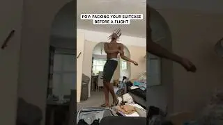 POV: PACKING YOUR SUITCASE BEFORE A FLIGHT 🤣✈️ #a12funny #funny #uk #comedy #dance #relatable #lol