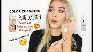 COLOR CHANGING FOUNDATION 😱 Does it work?  TLM | False advertising?