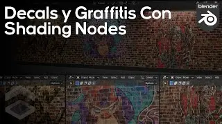 Crear Decals y Graffitis/Pegatinas en Blender (3.5) - Tutorial Blender