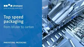 Uhlmann BLU 400 - Top speed packaging from blister to carton