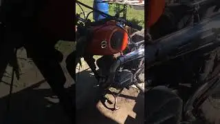 Запуск Иж Планета спорт рукой #мото