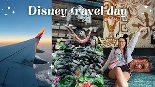 DISNEY WORLD VLOG - TRAVEL DAY 2024✨🏰 Polynesian Resort, traveling to Orlando, Moana room tour! 🌺