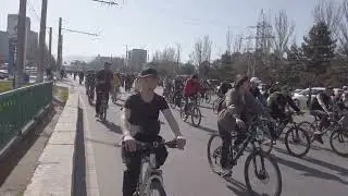 Открытие Велосезона 2022 в Бишкеке. Кыргызстан