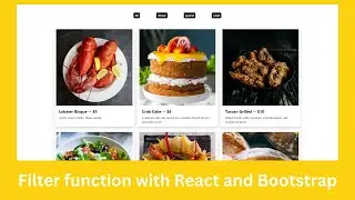 Step-by-Step Guide: Making Filter Component with React.Js and Bootstrap