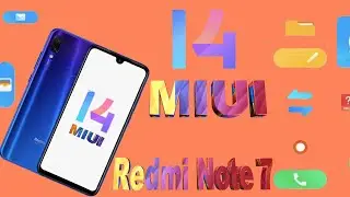 MIUI 14  PORT на Xiaomi Redmi Note 7