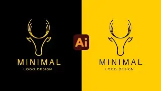 Creative Minimal Logo Design || Use Adobeillustrator Logo tutorials PenTool #LogoDesign #Graphic