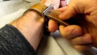 How to preserve your watch strap while taking your watch off. (TheStrapSmith)