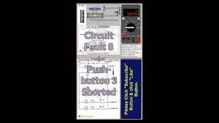 Circuit Fault 8 : Pushbutton 3 Shorted