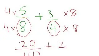 adding fractions in maths