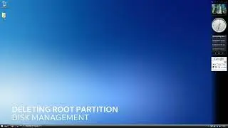 Since you can't delete root partition on Linux you can easily delete that on Windows Disk Management