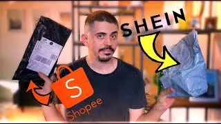 UNBOXING COMPRINHAS DA SHEIN E SHOPEE *CAPINHAS DE IPHONE, PULSEIRA DE APPLE WATCH E LUMINÁRIA*