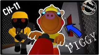 I Killed Him Even After He Glitched Out The Map!! | PIGGY OUTPOST MAP | Roblox