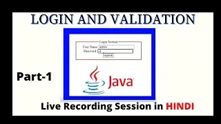 Login and validation using Servlet || Advance Java Tutorials