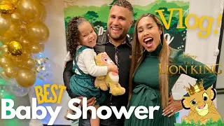 BEST BABY SHOWER VLOG: LION KING THEME!!!