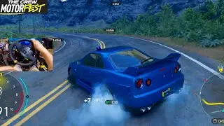 The Crew Motorfest Ep6 - The Drift Experience FINALE In R34 GTR on Wheel!!