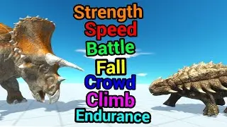 Battle ability Triceratops vs ankylosaurus animal revolt battle simulator