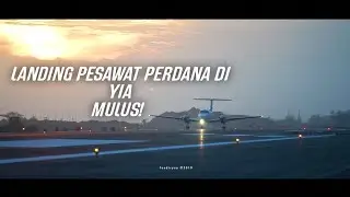 Tepat 1 Tahun Yang Lalu, Uji Coba Landing Perdana Pesawat di Yogyakarta International Airport (YIA)