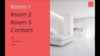 Fullscreen Megamenu with Items revealing Images on Hover