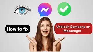 How to Block and Unblock someone Facebook messenger || Unblock people on messenger (new process) ||