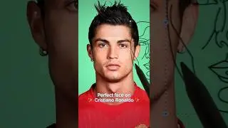 Trying perfect face on Cristiano Ronaldo ✨ #shorts