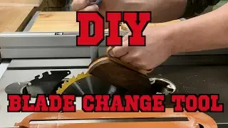 DIY Saw Blade Change Tool