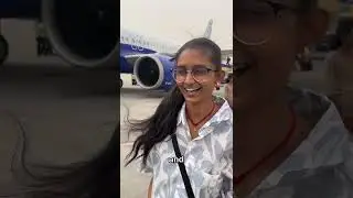 my sister’s first flight experience 