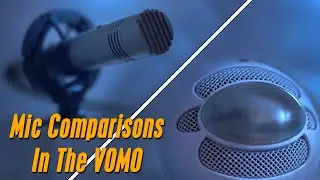 Mic Comparisons In The Vomo Portable Vocal Booth