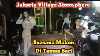 Suasana Malam Hari di Daerah Thalib Tamsar Jakarta Barat