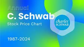 CHARLES SCHWAB CORP. (SCHW) Stock Price (USD) 1987-2024 #finance #stocks