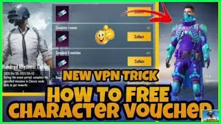 TODAY VPN TRICK 😱 || SEASON 18 VPN TRICK PUBG MOBILE GET FREE CHARACTER VOUCHERS || REDEEM CODE KR
