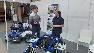Robot desbrozador Barbieri con GPS. Entrevista  FIMA 2026 Zaragoza 