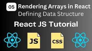 Data Structure for the React Project. Render an Array of Objects in JSX | React JS Course Episode #5