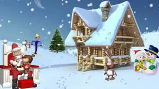 футажи новогодние 13