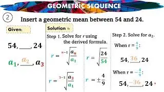 Geometric Mean(s)