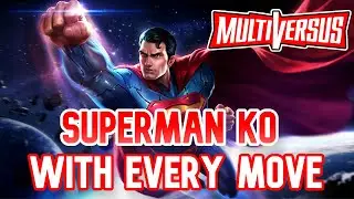 HOW TO KILL WITH ALL SUPERMAN MOVE | Multiversus Montage