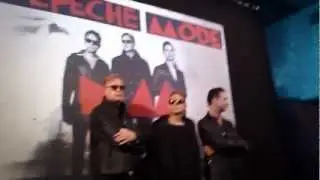 Depeche Mode Press Conference 2012 Paris 23.10.2012 Tour DM Gahan Gore Fletcher