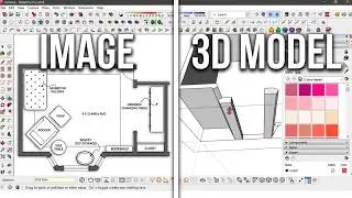 Create a 3D Model from an Image | Sketchup Tutorial