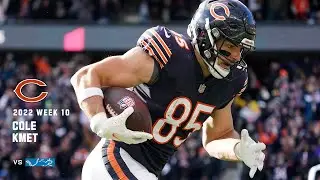 Every Cole Kmet catch from 2-TD game | Week 10