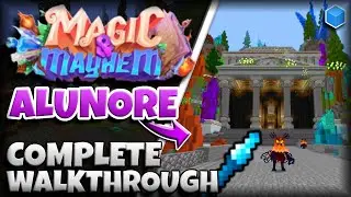 Guide to completing ALL ALUNORE QUESTS | CubeCraft Magic and Mayhem RPG