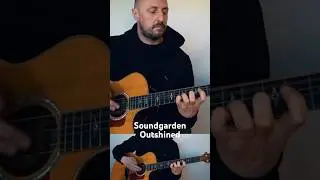 Soundgarden: Outshined (acoustic)Badmotorfinger 1991 #soundgarden #acousticguitar #leejohnblackmore