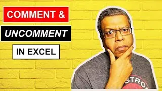 Comment & Uncomment Buttons & Hotkeys in Excel VBA Editor