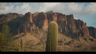 Superstition Mountains on Helios 44-2 | 4K