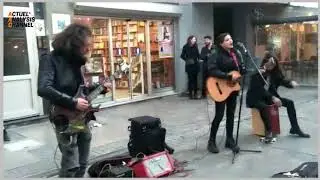 İzmir Alsancak Zombie cadde performansı