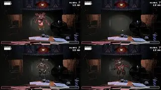 Foxy from FNaF 1 - 4 in Withered Foxy's place! Part 1! (FNaF 2 Mods)