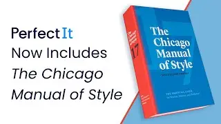 The Chicago Manual Is Available in PerfectIt