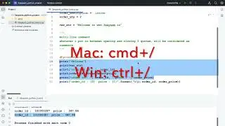 Python 12.  Print & Input Functions