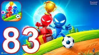 Stickman Party - Gameplay Part 83 Random Funny MiniGames, 1 2 3 4 Plyer Free New Update