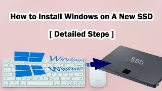How to Install Windows 11/10/7 on A New SSD Drive
