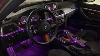ПОДСВЕТКА САЛОНА КАК НА BMW X5 f15 в BMW X5 е53