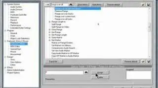 Samplitude Tutorial - Editing Keyboard Shortcuts